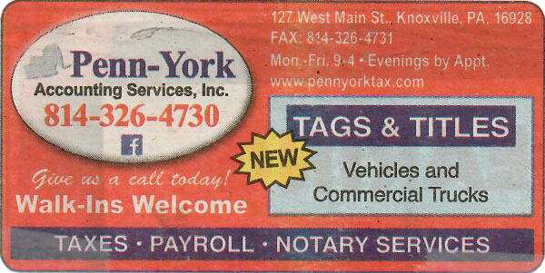 Penn-York Accounting Services | Tags, Titles & Notary Services